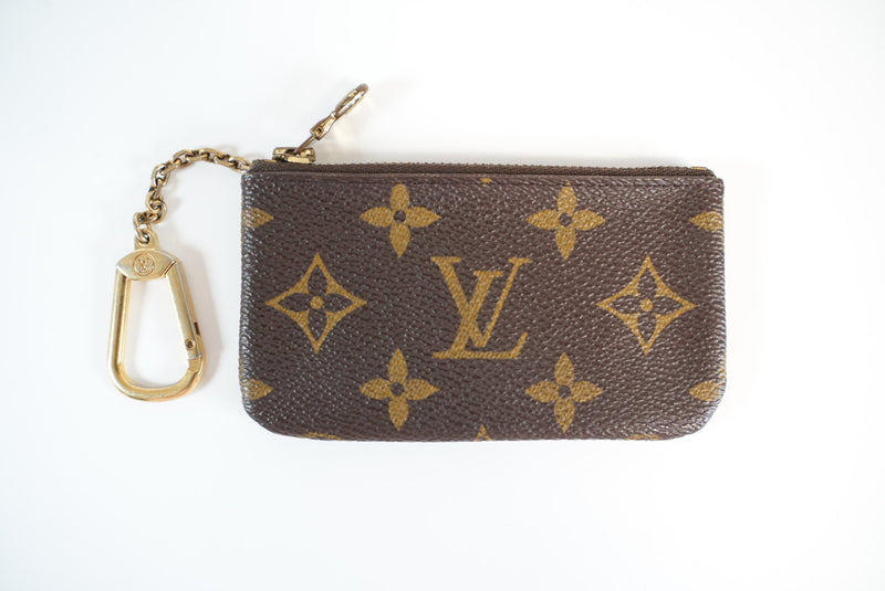 Louis Vuitton Monogram Pochette Cle Key Pouch Used