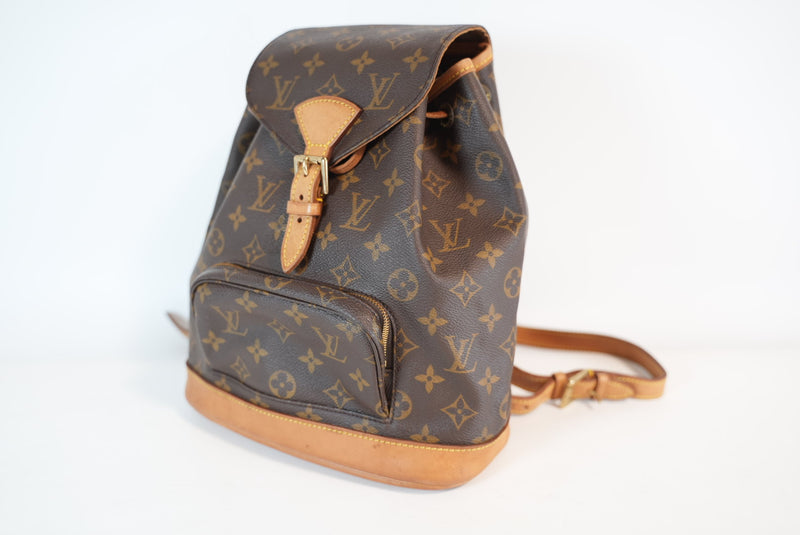 Louis Vuitton Monogram Montsouris MM Backpack Used