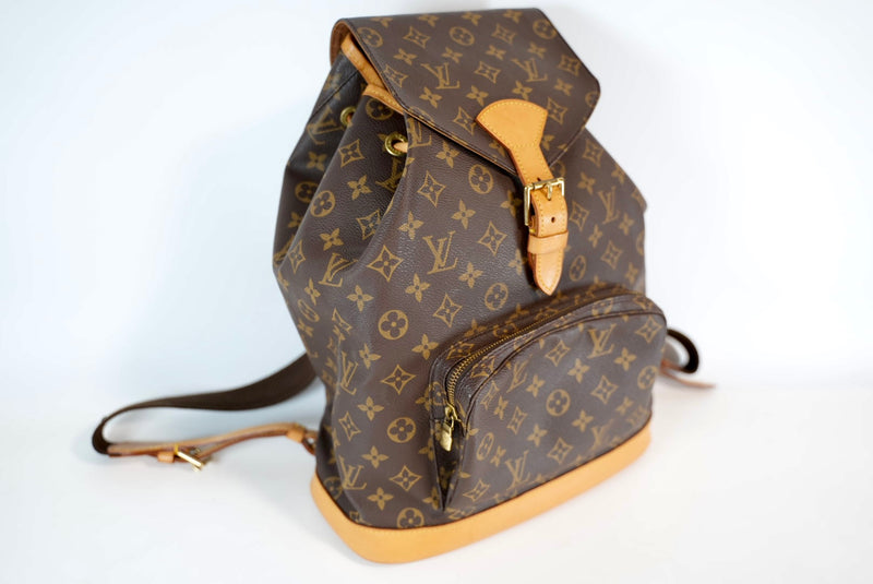 Louis Vuitton Monogram Montsouris GM Backpack Used