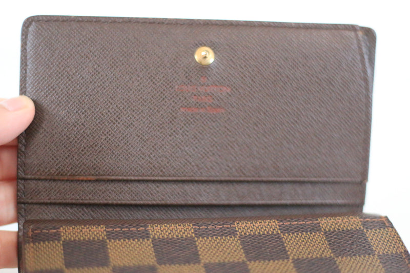 Louis Vuitton Damier Ebene Tresor Wallet