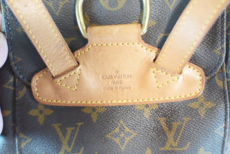 Louis Vuitton Monogram Montsouris MM Backpack Used