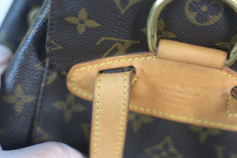 Louis Vuitton Monogram Montsouris MM Backpack Used