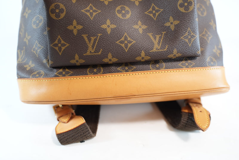 Louis Vuitton Monogram Montsouris GM Backpack Used