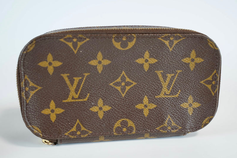 Louis Vuitton Monogram Trousse Blush PM Cosmetic Case Used