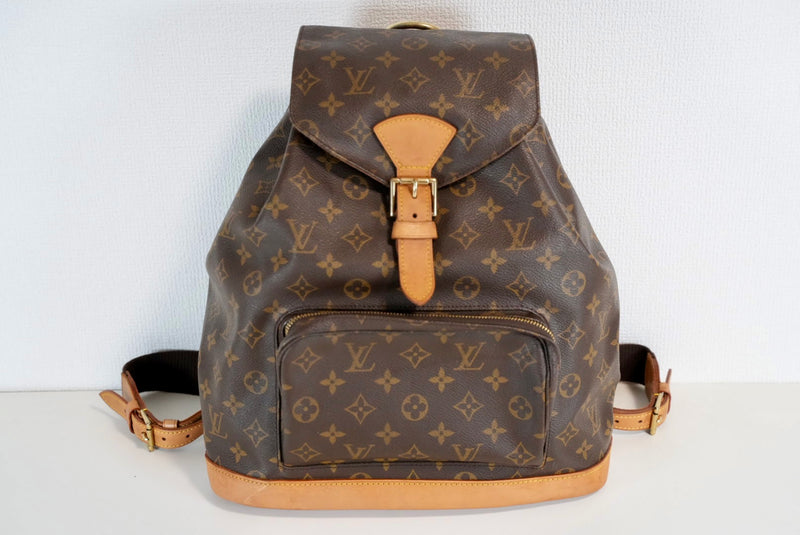 Louis Vuitton Monogram Montsouris GM Backpack Used