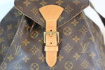 Louis Vuitton Monogram Montsouris GM Backpack Used