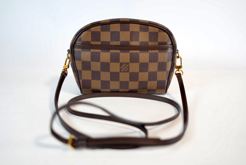 Louis Vuitton Damier Ebene Pochette Ipanema 2way Bag Used