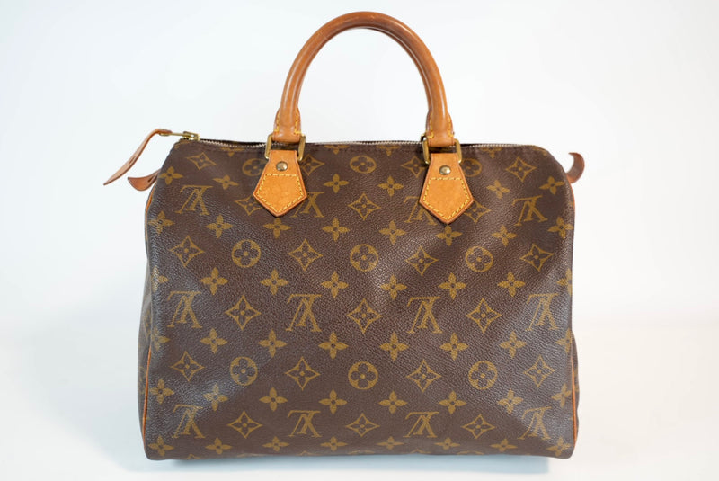 Louis Vuitton Monogram Speedy 30 Handbag Used