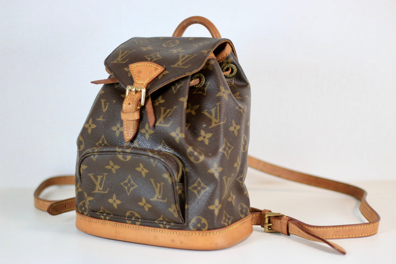 Louis Vuitton Monogram Montsouris PM/Mini Backpack Used