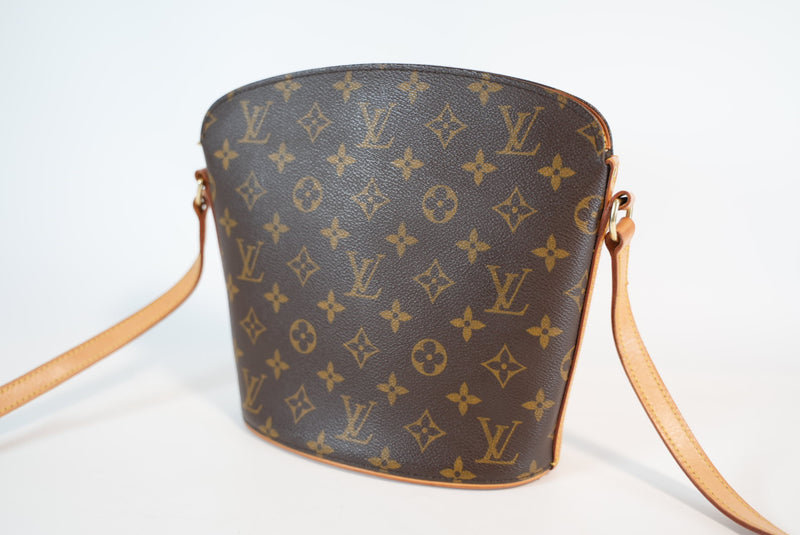 Louis Vuitton Monogram Drouot Crossbody Bag Used