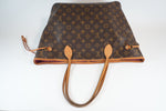 Louis Vuitton Monogram Neverfull MM Pivoine Interior Used