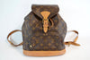 Louis Vuitton Monogram Montsouris MM Backpack Used