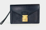 Louis Vuitton Epi Leather Sellier Dragonne Clutch/Wristlet Used