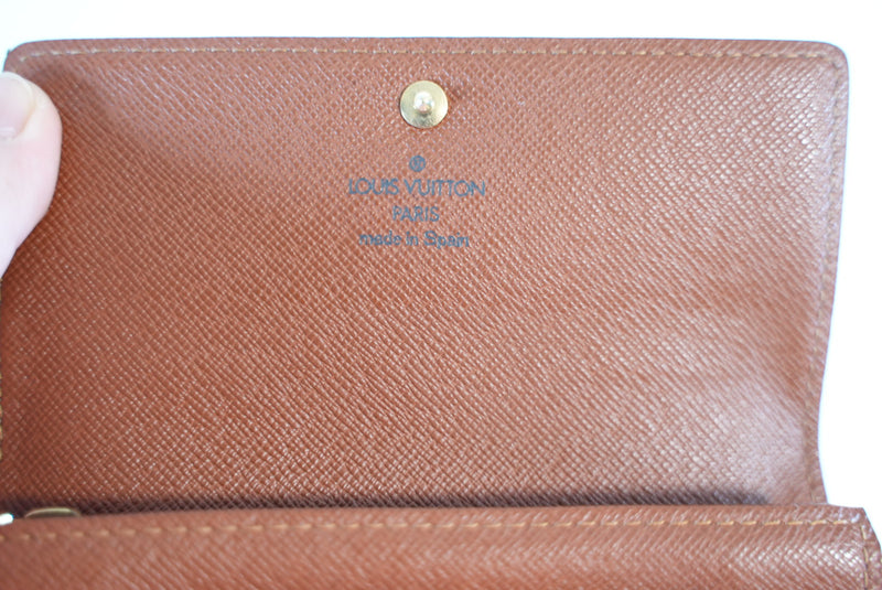 Louis Vuitton Monogram Porto Monnaie Zippy Coin Purse Used