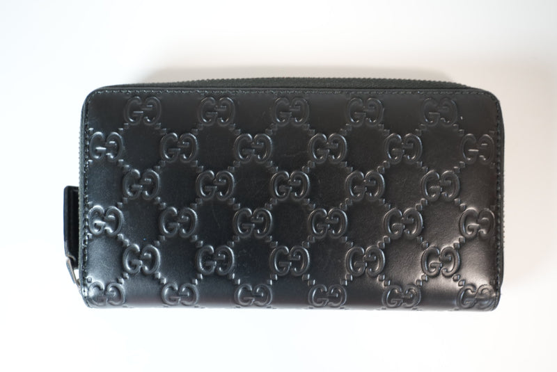 Guccissima Long Zippy Wallet Used