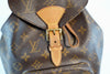 Louis Vuitton Monogram Montsouris MM Backpack Used