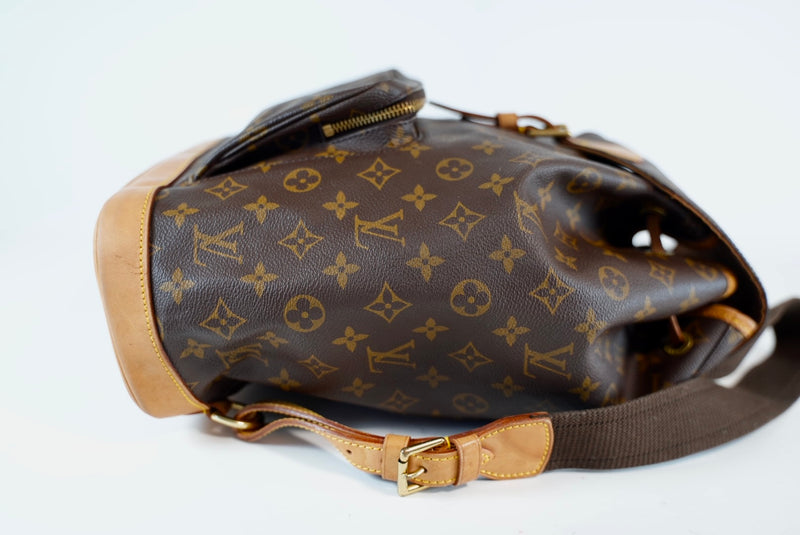 Louis Vuitton Monogram Montsouris GM Backpack Used
