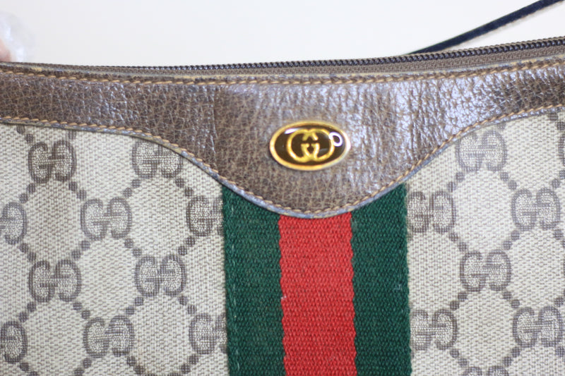 Gucci GG Supreme Sherry Line Shoulder Bag Used