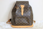 Louis Vuitton Monogram Montsouris GM Backpack Used