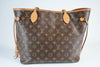 Louis Vuitton Monogram Neverfull MM Pivoine Interior Used