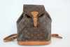 Louis Vuitton Monogram Montsouris MM Backpack Used