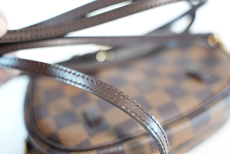 Louis Vuitton Damier Ebene Pochette Ipanema 2way Bag Used