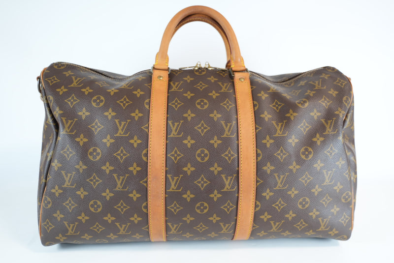 Louis Vuitton Monogram Keepall Bandouliere 50 Used