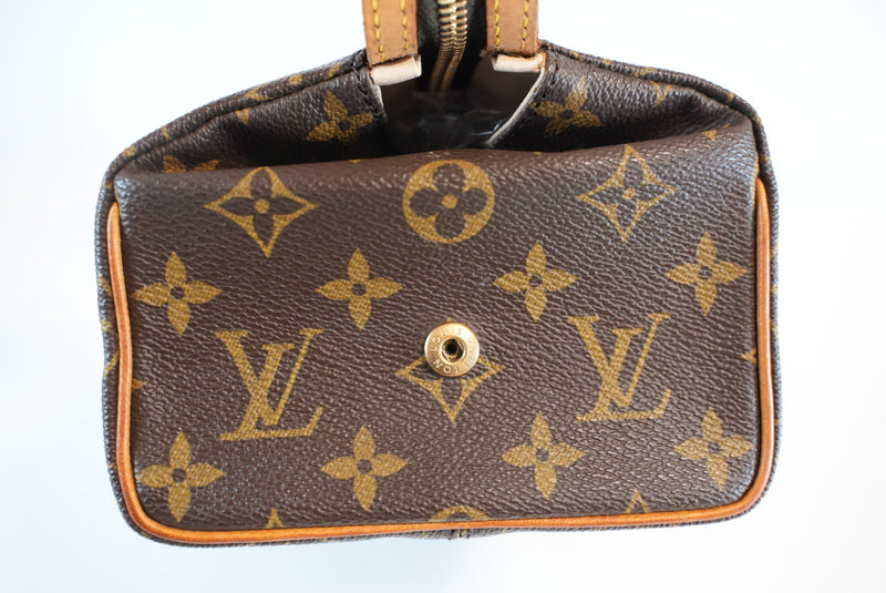 Louis Vuitton Monogram Trousse Patte Pression Cosmetic Pouch Used