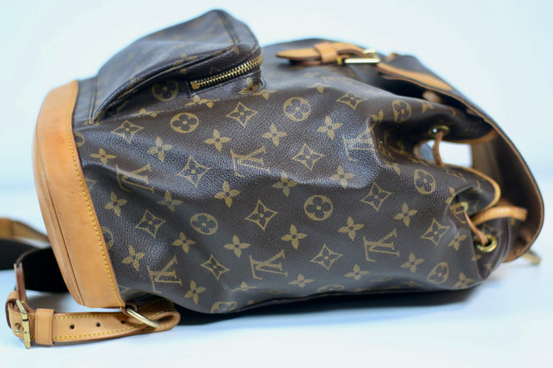 Louis Vuitton Monogram Montsouris GM Backpack Used