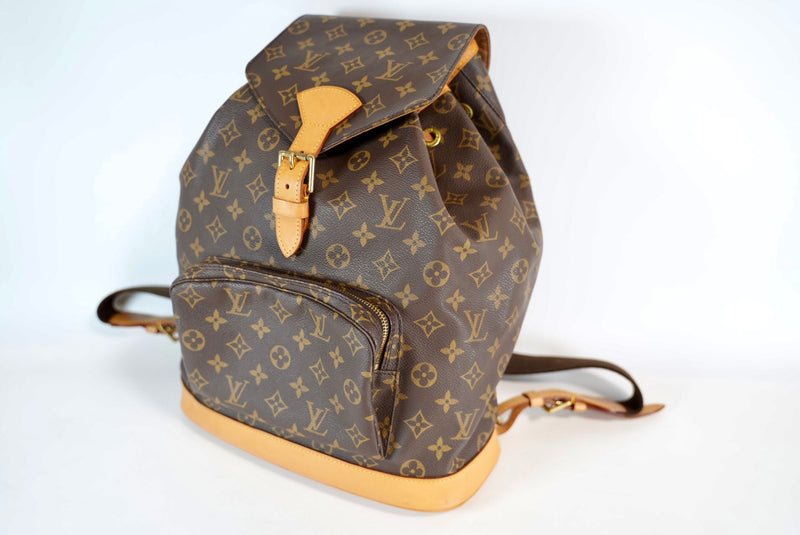 Louis Vuitton Monogram Montsouris GM Backpack Used