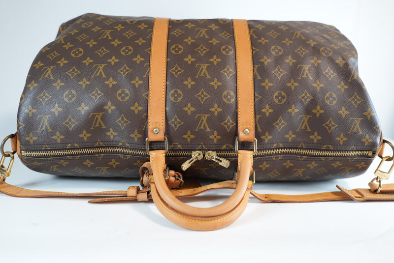 Louis Vuitton Monogram Keepall Bandouliere 55 Used