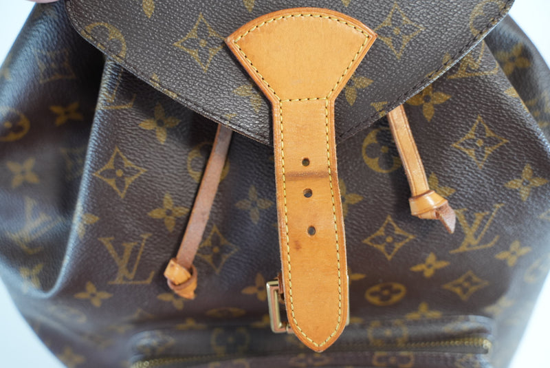 Louis Vuitton Monogram Montsouris GM Backpack Used