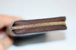 Louis Vuitton Damier Ebene Compact Zippy Wallet Used