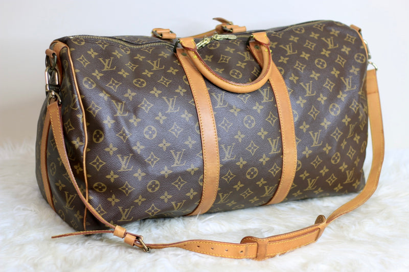 Louis Vuitton Monogram Keepall Bandouliere 50 Used