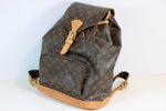 Louis Vuitton Monogram Montsouris GM Backpack Used