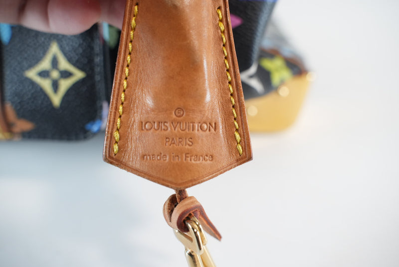Louis Vuitton X Takashi Murakami Monogram Multicolor Speedy 30 Noir Used
