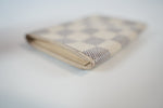 Louis Vuitton Damier Azur Envelope De Visite Card Case Used