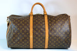 Louis Vuitton Monogram Keepall Bandouliere 55 Used