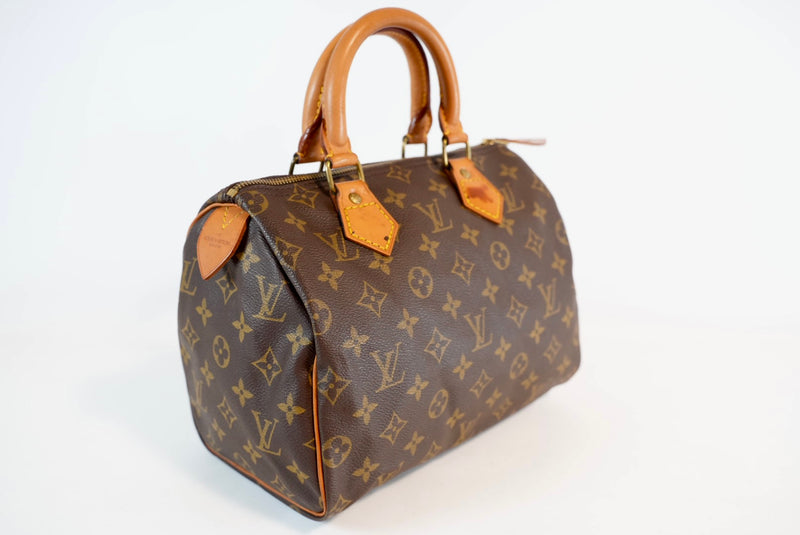 Louis Vuitton Monogram Speedy 25 Malletier Used