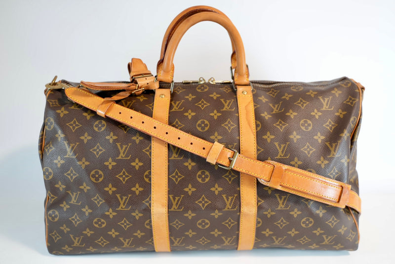 Louis Vuitton Monogram Keepall Bandouliere 50 Used