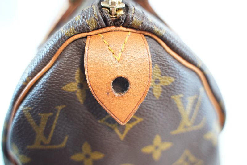 Louis Vuitton Monogram Speedy 25 Malletier Used