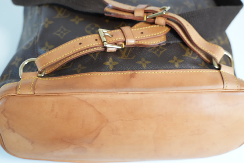 Louis Vuitton Monogram Montsouris GM Backpack Used