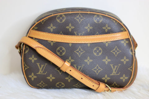 Authenticated Used Louis Vuitton Monogram Blois M51221 Bag Shoulder Ladies