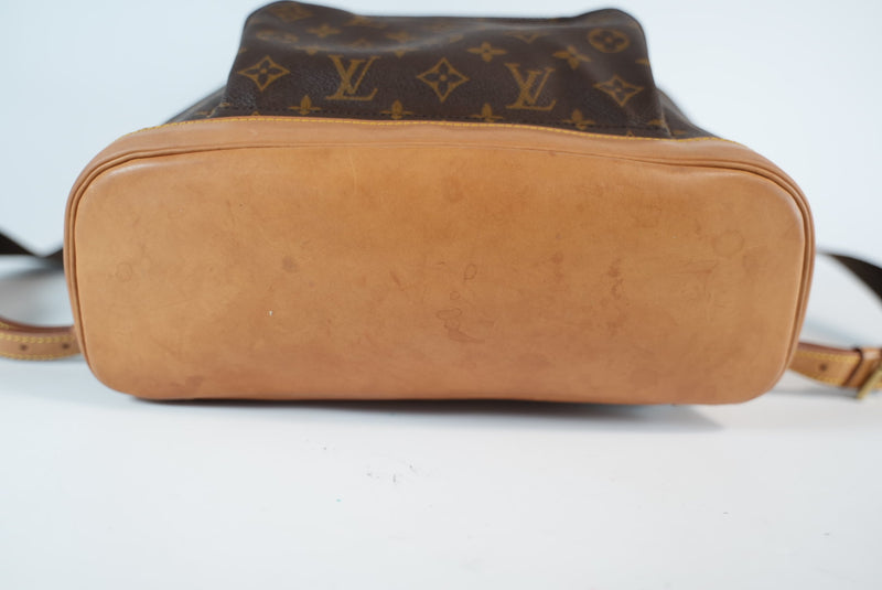 Louis Vuitton Monogram Montsouris GM Backpack Used