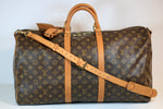 Louis Vuitton Monogram Keepall Bandouliere 55 Used