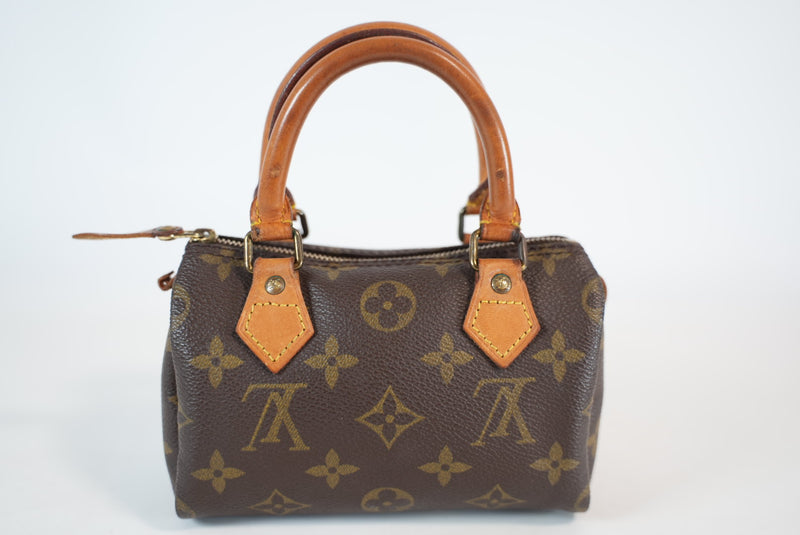 Louis Vuitton Monogram Mini Speedy HL w/ strap Used