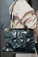 Chanel Patent Leather Shoulder Bag Used