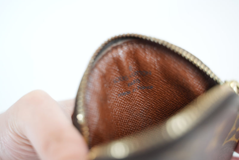 Louis Vuitton Monogram Round Coin Purse Used