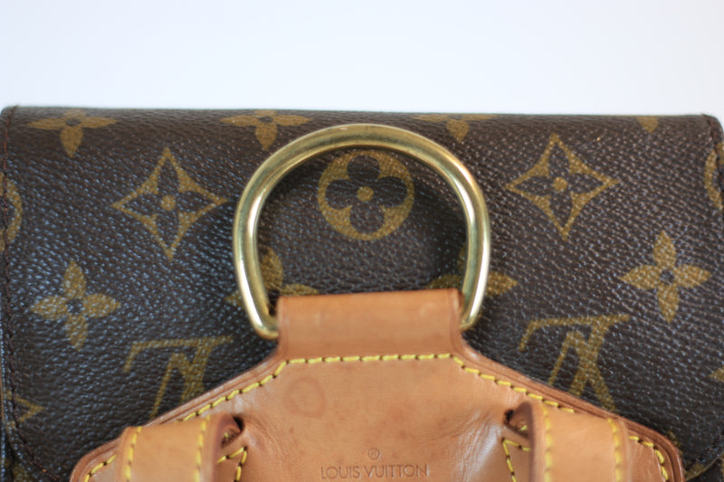 Louis Vuitton Monogram Montsouris MM Backpack Used