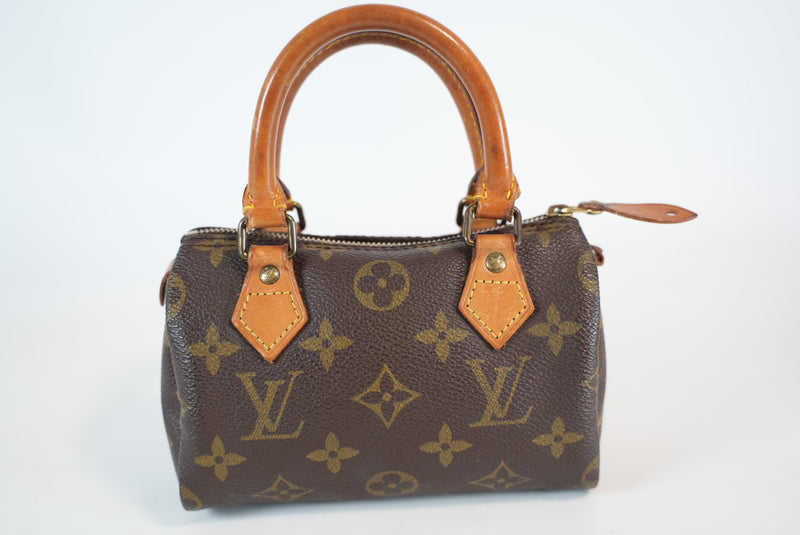 Louis Vuitton Monogram Mini Speedy HL w/ strap Used